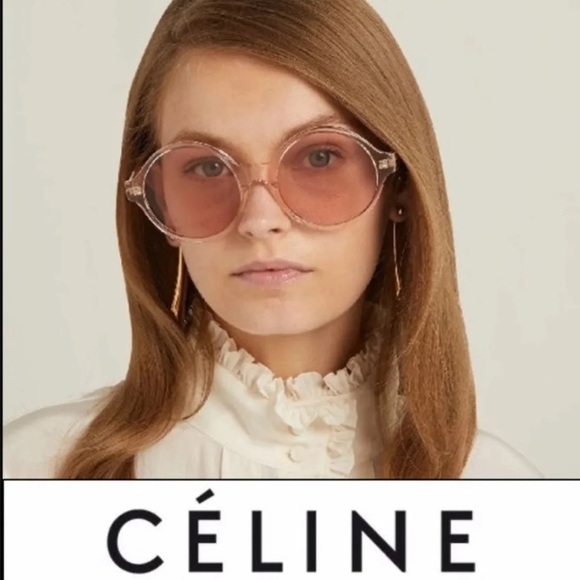 Celine Accessories - Celine Retro Oversized Round Acetate Sunglasses